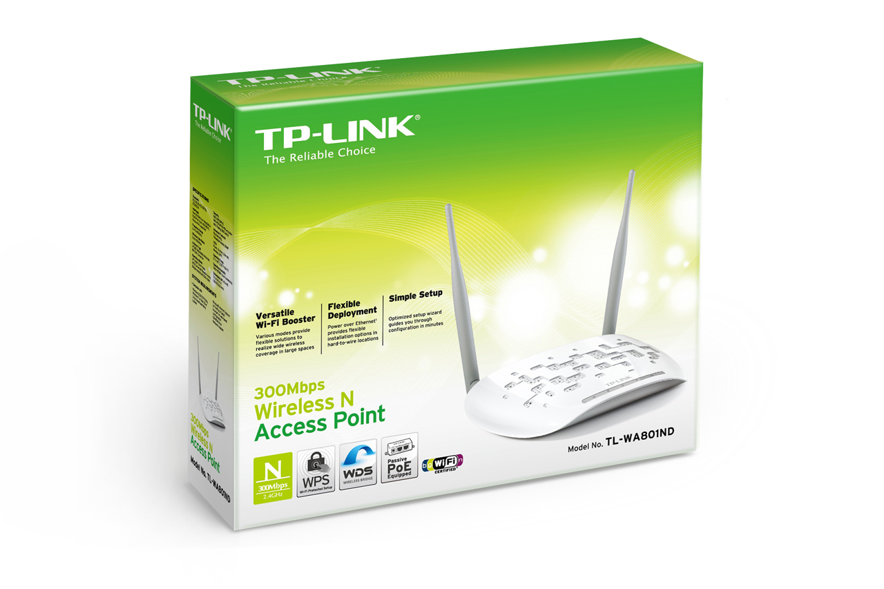 Hangen Betrokken cijfer TP-Link TL-WA801ND Wireless N Access Point - Lisconet