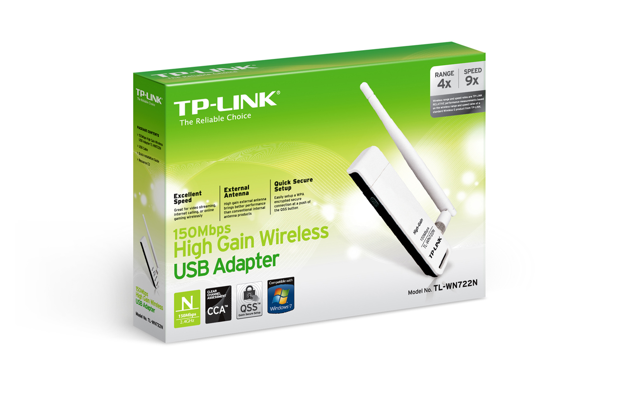 tp-link tl-wn722n 300mbps wireless usb adapter