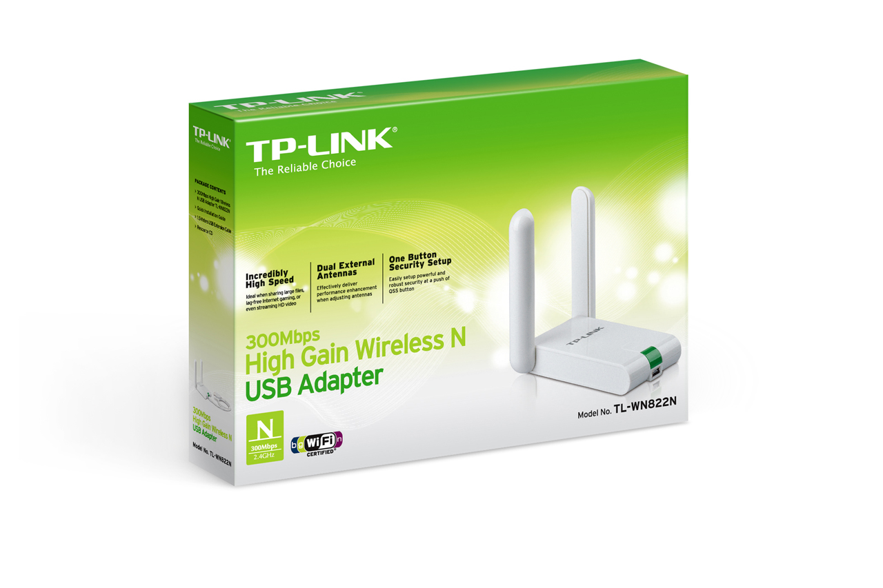 TP-LInk TL-WN822N 300Mbps High -Lisconet