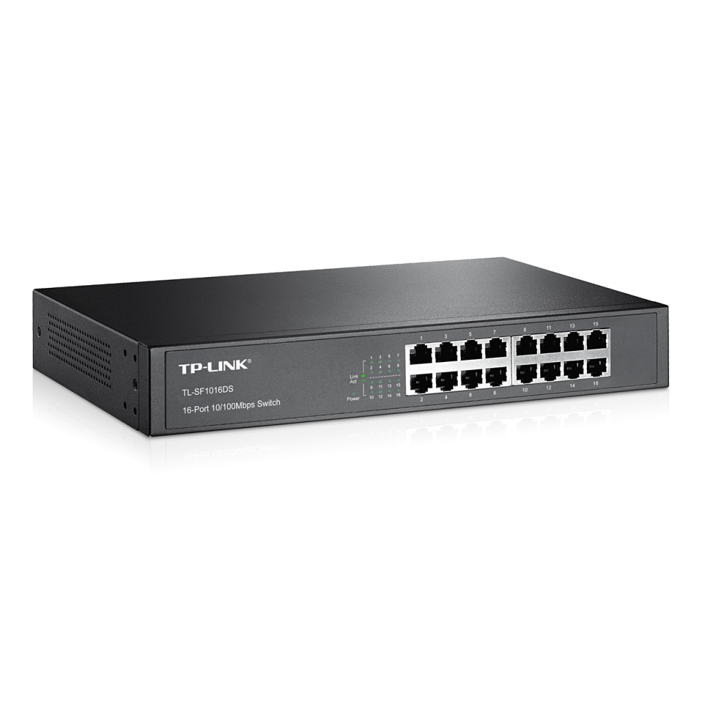 TP-Link TL-SF1016DS 16-Port 100Mbps Switch - lisconet