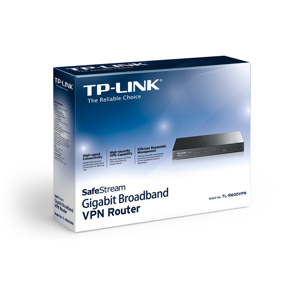 SafeStream Gigabit Broadband VPN Router TL-R600VPN - Lisconet.com