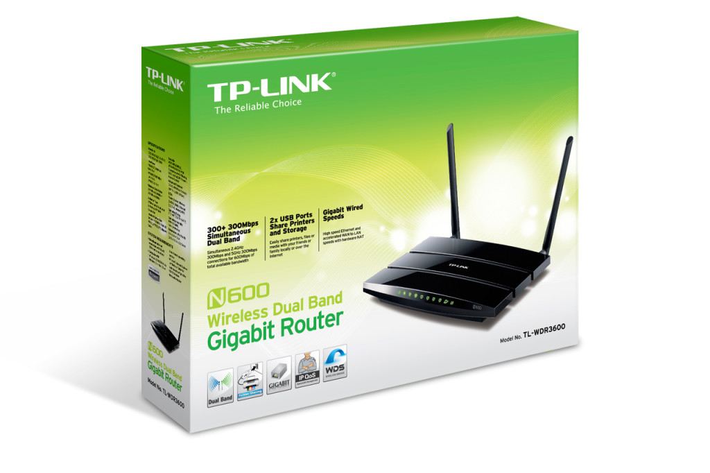 TP-Link TL-WDR3600 N600 Dual Band Gigabit Router - Lisconet.com