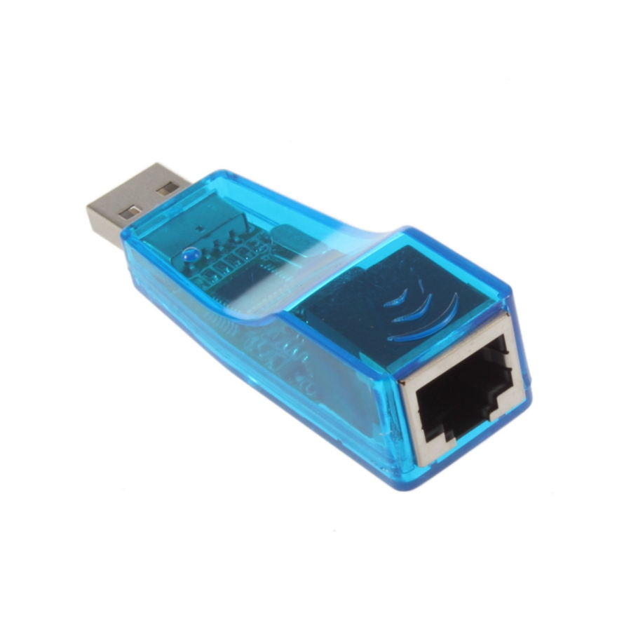 Ethernet USB Adapter 2.0 Mbps RJ45 CD included lisconet
