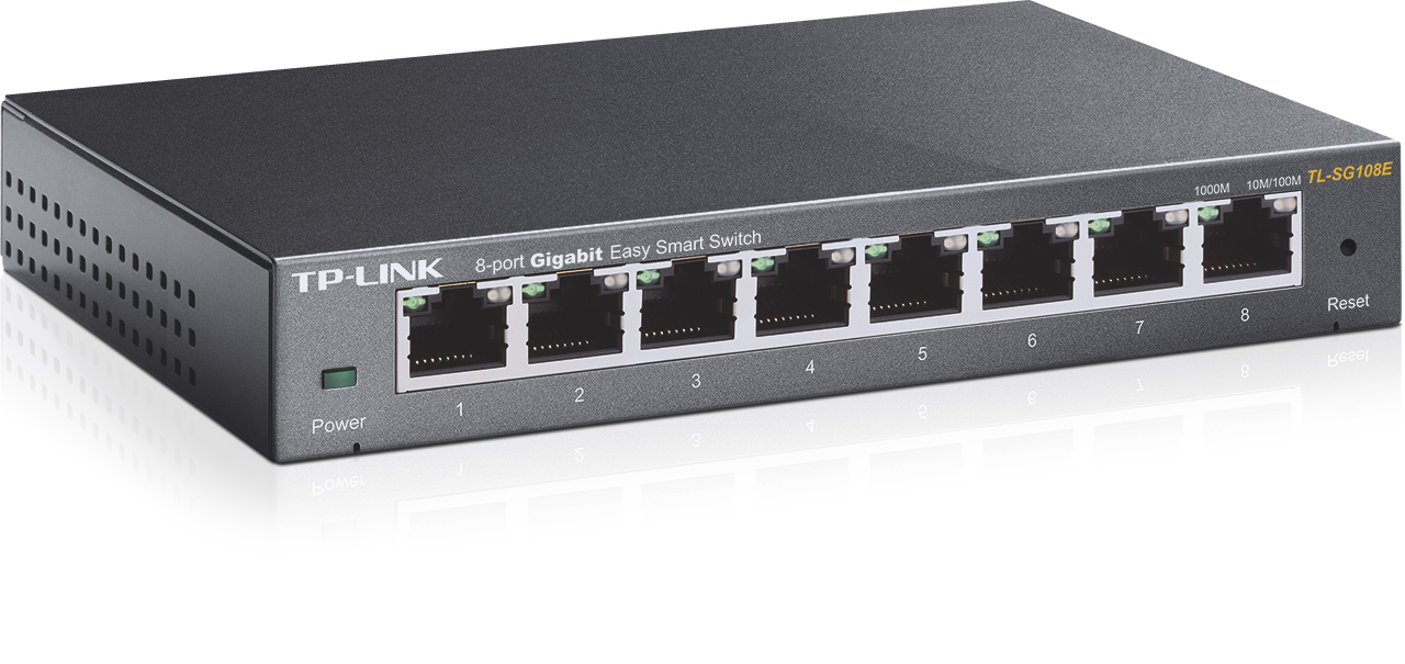 TP-Link TL-SG108E Switch Ethernet 8 Ports Gigabi…