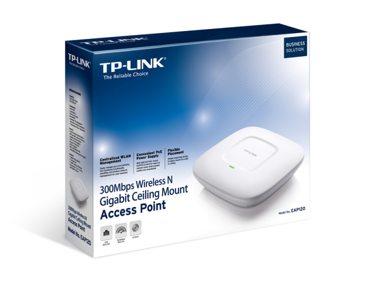 TP-Link EAP120 300Mbps Wireless Gigabit Ceiling Access Point - Lisconet.com