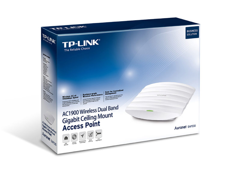 Tp-Link AC1900 Wireless Dual Band Gigabit Ceiling Mount Access Point EAP330 -Lisconet.com