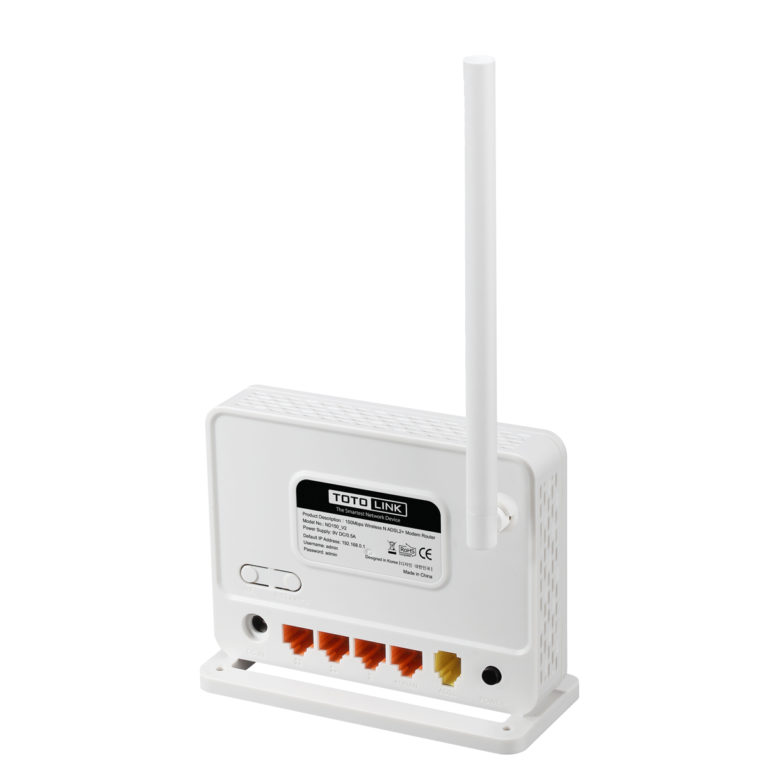 TotoLink ND150 150Mbps Wireless N ADSL 2/2+ Modem Router lisconet.com